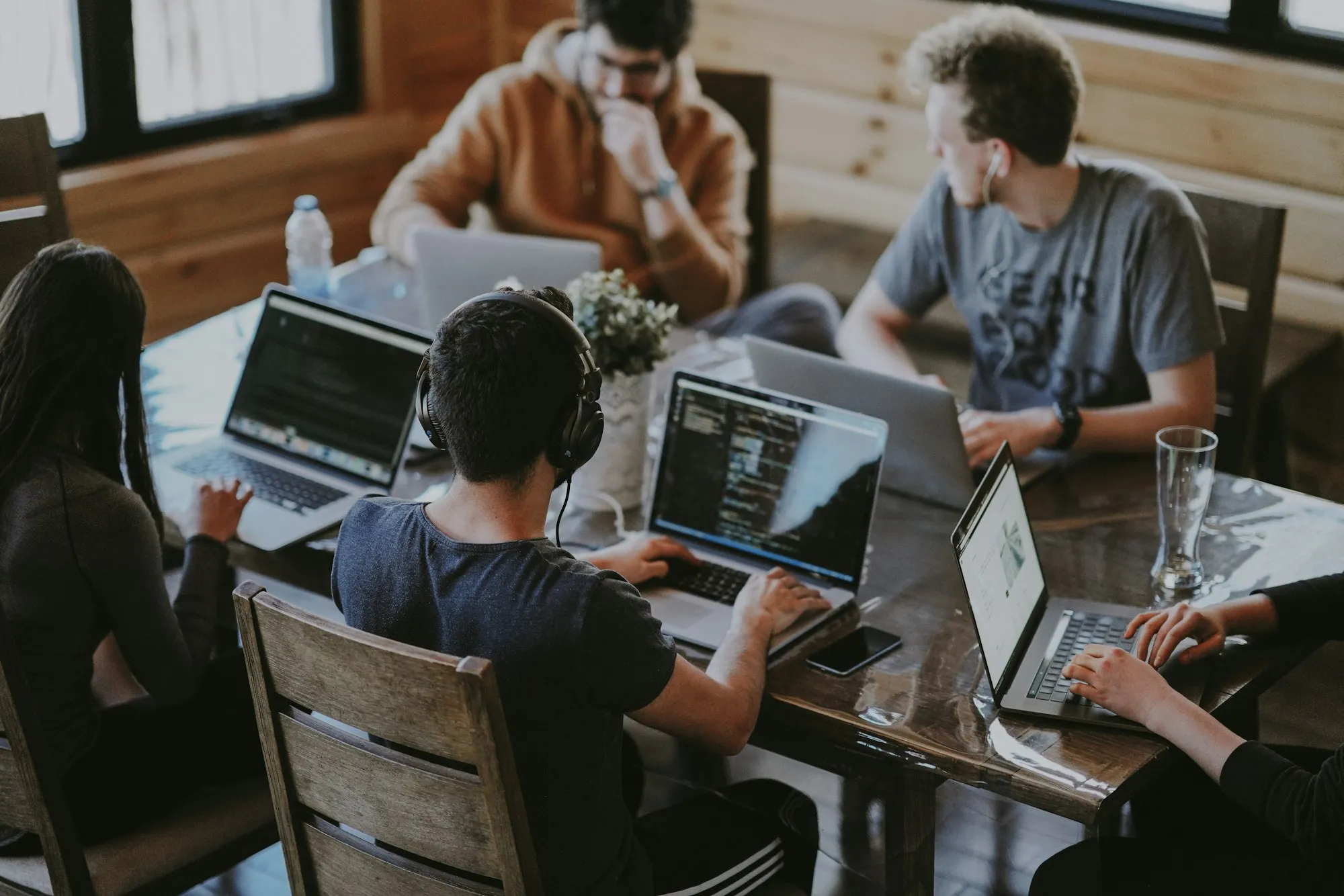 404 Network Ninjas team working with a client